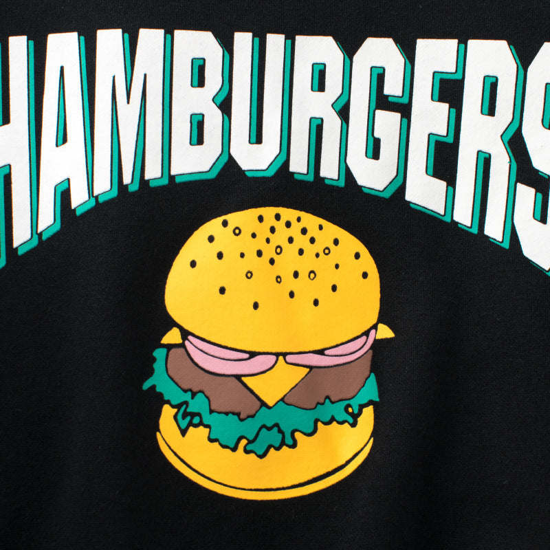 Baby Boy And Girl Hamburger Print Pattern Quality Sweatshirt